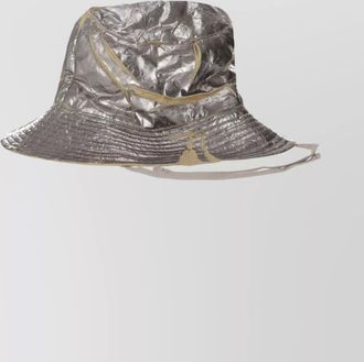 Rick Owens metallic wide brim gilligan hat