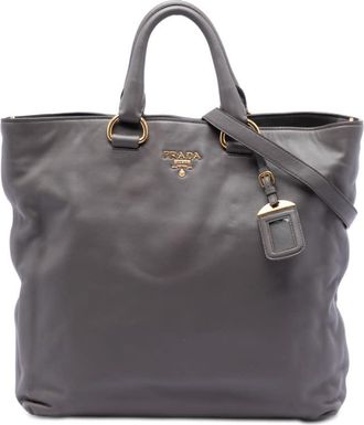Prada Pre-owned Prada Soft Calf Open Convertible Tote Ladies WLELQH0AINLU1SZM