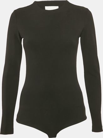 Solace London Black Crepe Keziah Bodysuit