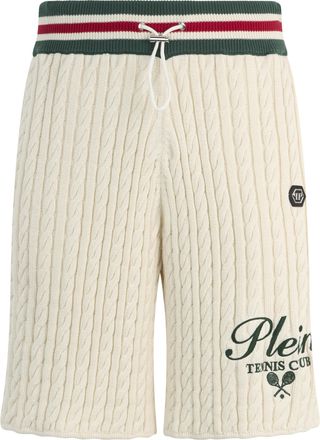 Philipp Plein Knitted Drawstring Shorts Plein Tennis