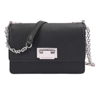 Paul Costelloe Womens Amiera Leather Cross Body Bag - Black - One Size