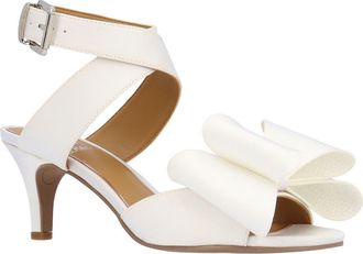 J. Rene&eacute; Nerelle Ankle Strap Sandal in White at Nordstrom, Size 10.5