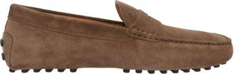 Tod's Tods, Loafers, male, Brown, Size: 8 1/2 US Handmade Light Brown Suede Moccasin