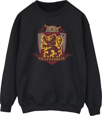 Harry Potter Heren Gryffindor borstembleem Sweatshirt (Zwart)