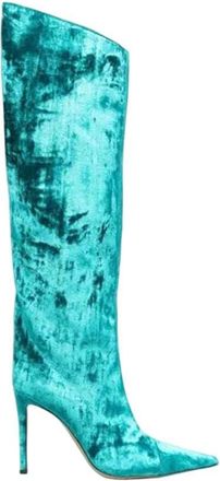 Generic Womens Patent Leather High Heel Boots Print Knee Popular Party Boots