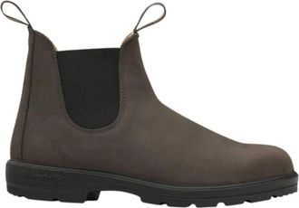 Blundstone Bruine Enkellaarsjes - Dames - Chelseaboots - Bruin - 44 EU - Su&egrave;de - Schoenen