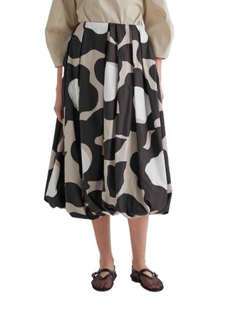 Meimeij Gonna Voluminous Midi Cotton Skirt