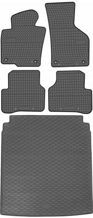 OEM Juego De Alfombrillas De Goma Para Coche Y Maletero Para Vw Passat B6 B7 Sed&aacute;n (2005-2014)