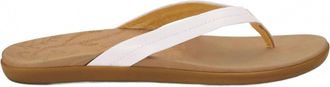Olukai Womens Honu Sandal In Bright White/golden Sand
