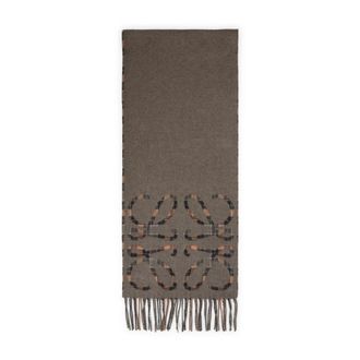 Loewe Accessoires, Dames, Veelkleurig, ONE Size, Anagram Sjaal