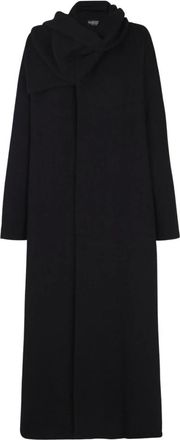 Cortana Brano Long A-line Coat - female - Cortana - Single-Breasted Coats - Black - M - Coats