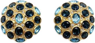 Dior Orecchini con zaffiro anni 80 - Oro