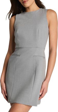 Spanx Sleeveless Sheath Minidress in Heather Grey at Nordstrom, Size 10