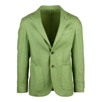 L.B.M. 1911 L.b.m. 1911, Jassen, Heren, Groen, XL, Wol, Giacca Stondata