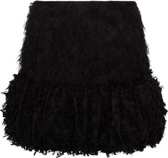 16Arlington Viera Mini Rok - Dames - Korte rokken - Zwart - S - Katoen - Rokken