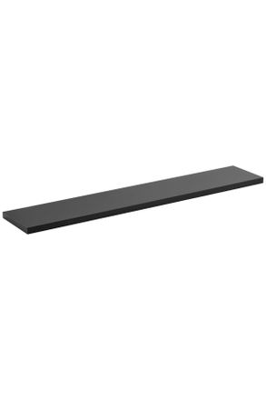 Xora Wandboard, Schwarz, Holzwerkstoff, 80x1.8x15 cm, Wohnzimmer, Regale, Wandboards
