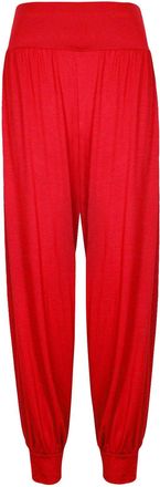 Generic Womens Harem Trousers Ali Baba Long Ladies Girls Pants Baggy Harem Leggings Plus Size 8-136 Red