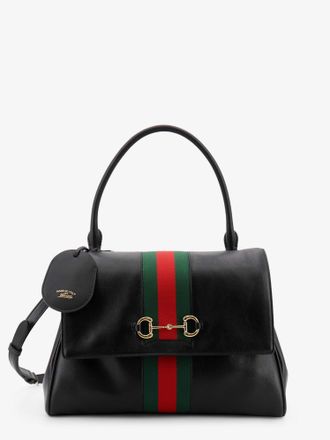 Gucci Borsa a mano Paparazzo in pelle con dettaglio Nastro Web frontale - GUCCI - gender_Woman