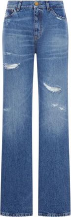 Seafarer Distressed Five-pocket Jeans