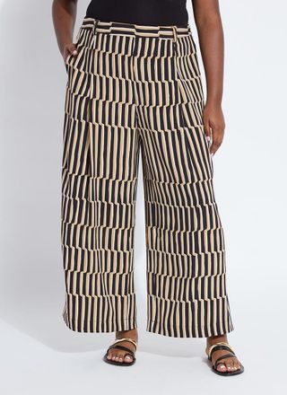 Lyssé Santana Pleated Trouser (Curvy, 28 Inseam)