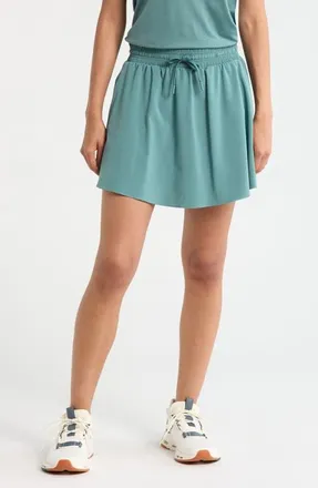 Smartwool Active Stretch Woven Skirt in Dusty Teal at Nordstrom, Size X-Small