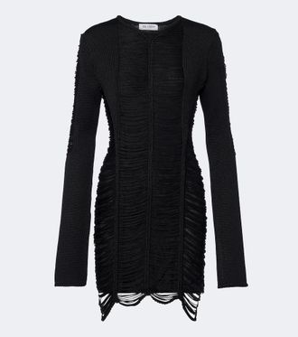 The Attico Fringed minidress