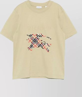 Burberry ribbed cotton t-shirt