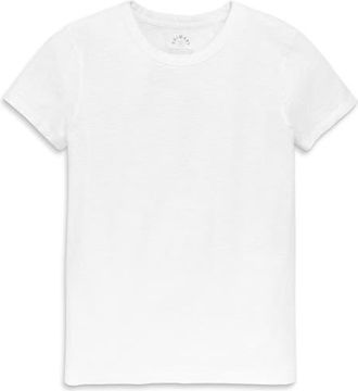 primary Womens Fit Classic Slub Crewneck Tee in White at Nordstrom, Size Xx-Large