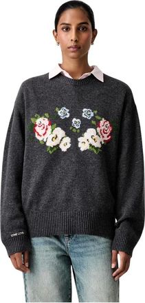 Stine Goya Maglione Girocollo - - Knitwear - Donna - Grigio - XS