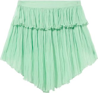 Blumarine Minigonna asimmetrica - Verde