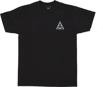 HUF Triangle Tee Zwart Korte Mouw T-shirt - Heren - T-shirts - Zwart - S - Katoen - Tops