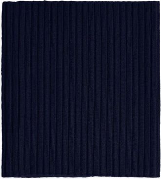 Fursac ribbed scarf - Blue