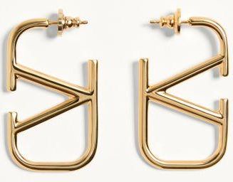 Valentino Garavani Orecchini VLogo Signature In Metallo Donna ORO UNI