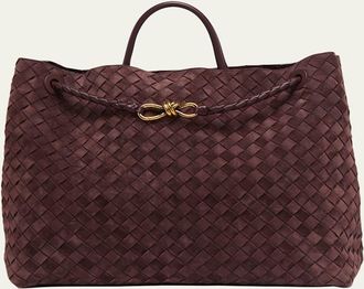 Bottega Veneta Andiamo Large Leather Tote Bag