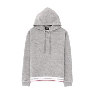 Dsquared2 Hoodies & sweatvesten, Heren, Grijs, S, Hoodies