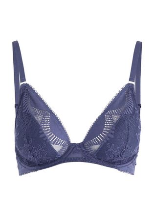 Wacoal Sensu Lace Underwired bra - Navy - 32D