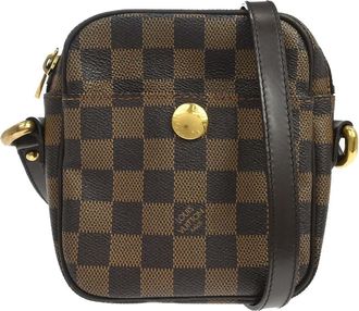 Louis Vuitton Rift Damier Brown Canvas Handbag (Pre-Owned)
