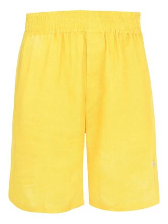Roberto Cavalli elastic-waistband shorts - Yellow