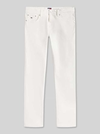 Tommy Jeans Slim Fit Jeans aus Baumwoll-Mix Modell SCANTON SLIM in Weiss, Gr&ouml;&szlig;e 29/30
