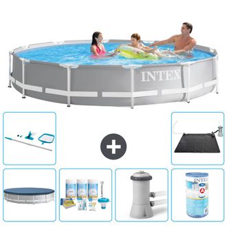 Intex Piscina Prism Frame Redonda - 366x76 Cm - 7-piezas S31906