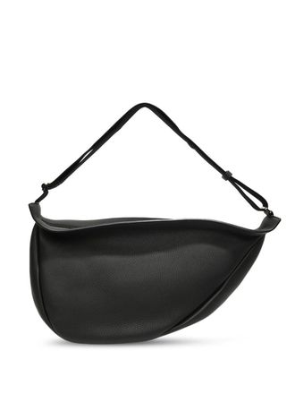 The Row large Slouchy Banana shoulder bag - Black