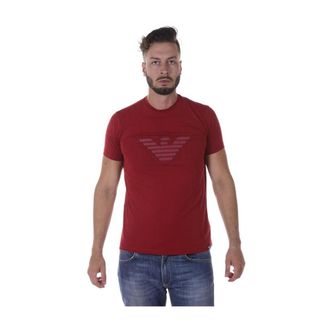 Armani Jeans Tops, Heren, Rood, S, Katoen, Sweatshirts