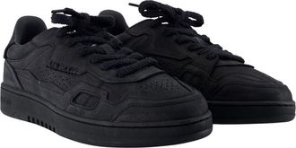 Axel Arigato Mens Dice Patchwork Sneaker Black Calfskin