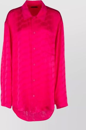 Balenciaga pocketed textured long sleeve shirt