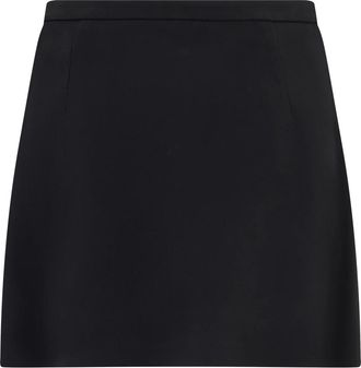 Moschino Klassieke Shorts - Dames - Korte rokken - Zwart - S - Leer - Rokken