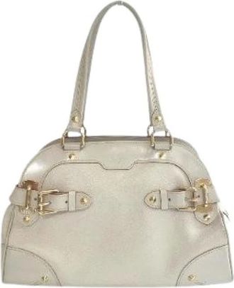Louis Vuitton Pre-owned Handbags, female, White, Size: ONE SIZE Pre-owned Suhali Le Radieux Leather Handbag