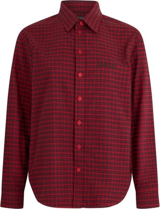 Balenciaga Overhemden, Dames, Rood, 2Xs, Katoen, Long Sleeve Shirt