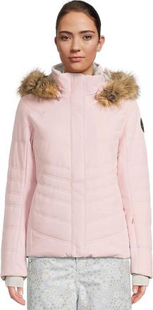 Obermeyer Tuscany II Jacket Womens Coat Demi Pink : 12, Fleece/Nylon/Polyester