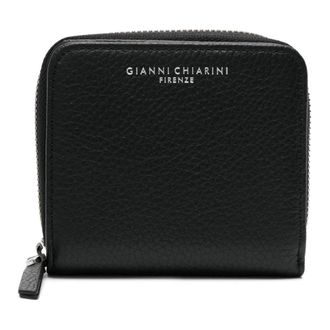 Gianni Chiarini Logo Print Wallet - female - Gianni Chiarini - Wallets & Cardholders - Black - ONE SIZE - Accessories