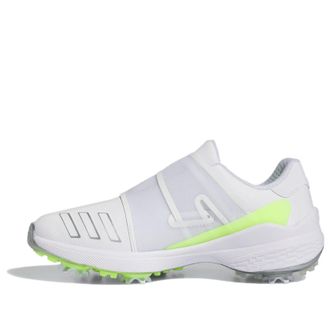 adidas (WMNS) adidas ZG23 BOA Lightstrike Golf Shoes Silver Metallic Gold Beam Pink IE2134